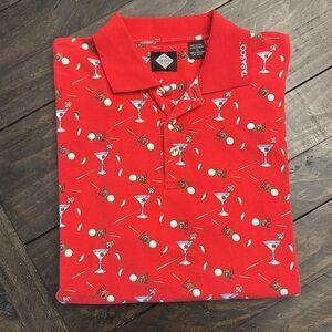 Tabasco Martini Golf Polo Short Sleeve Shirt